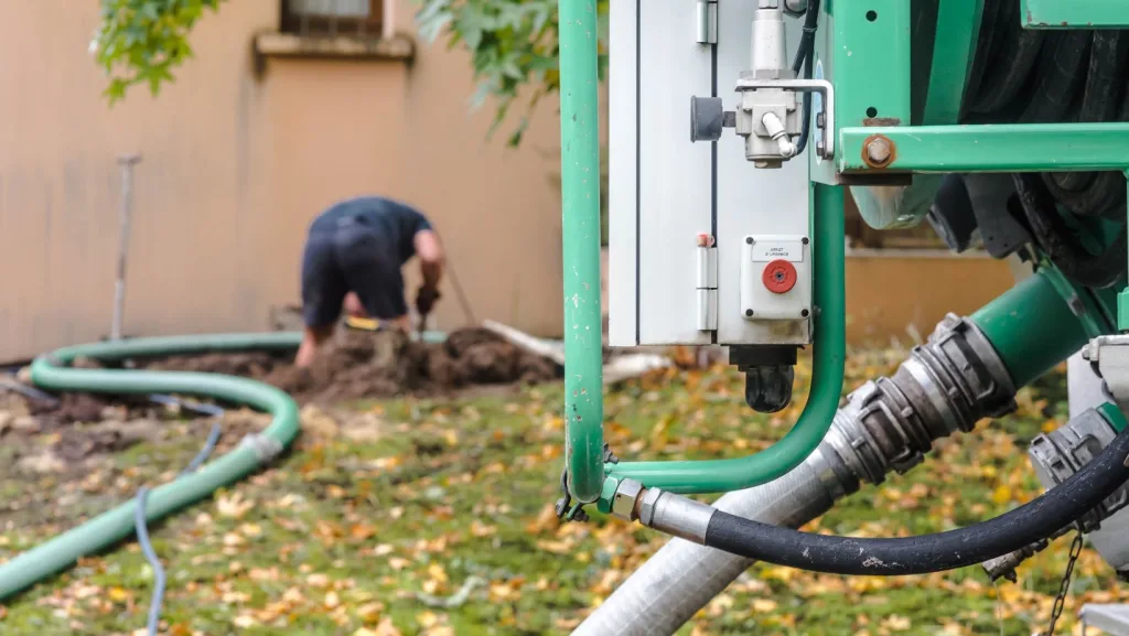 repairing septic tank