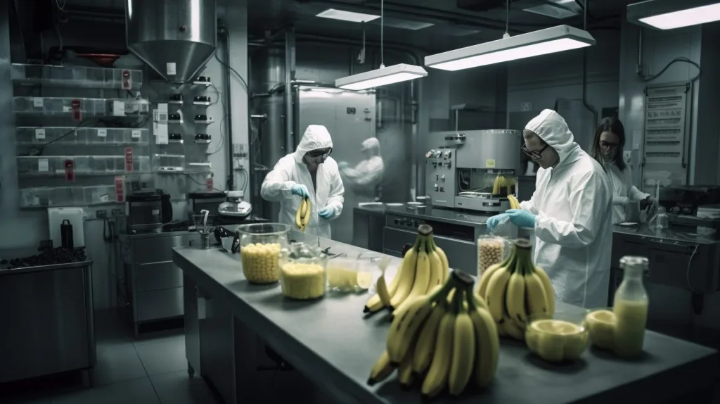 A banana laboratory 
