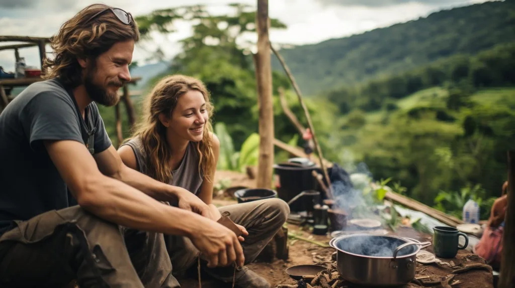 Adopting Sustainable Practices Off the Grid together as a couple