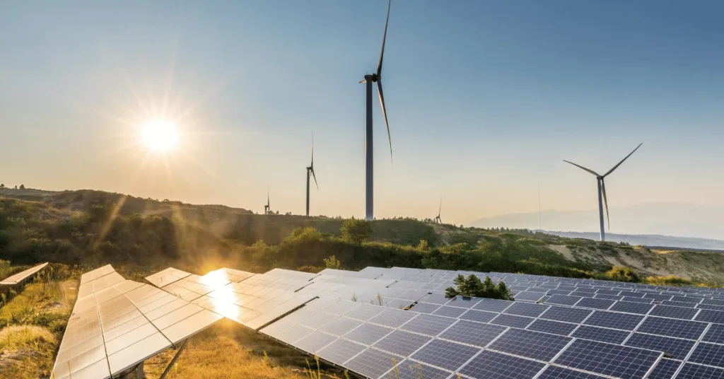 A selection of renewable energy resources on display