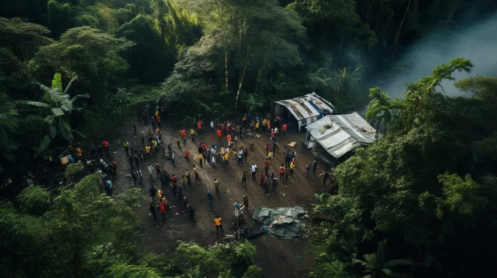 Emergency services operation in the jungle