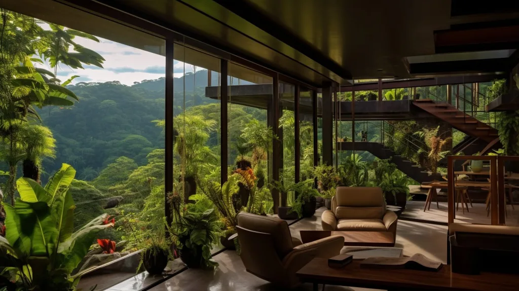 A modern home using Green Building Materials