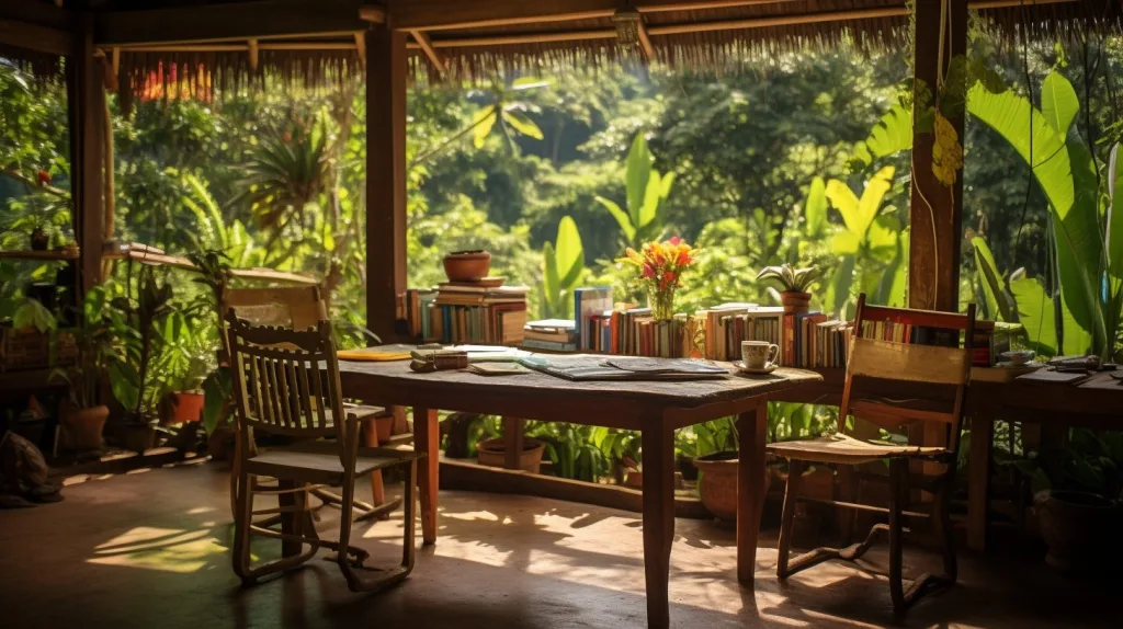 A home setting for learning at home