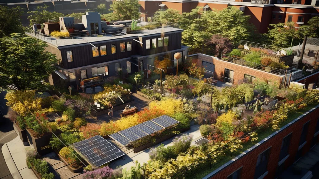 An example of Regenerative agriculture in a city environment 