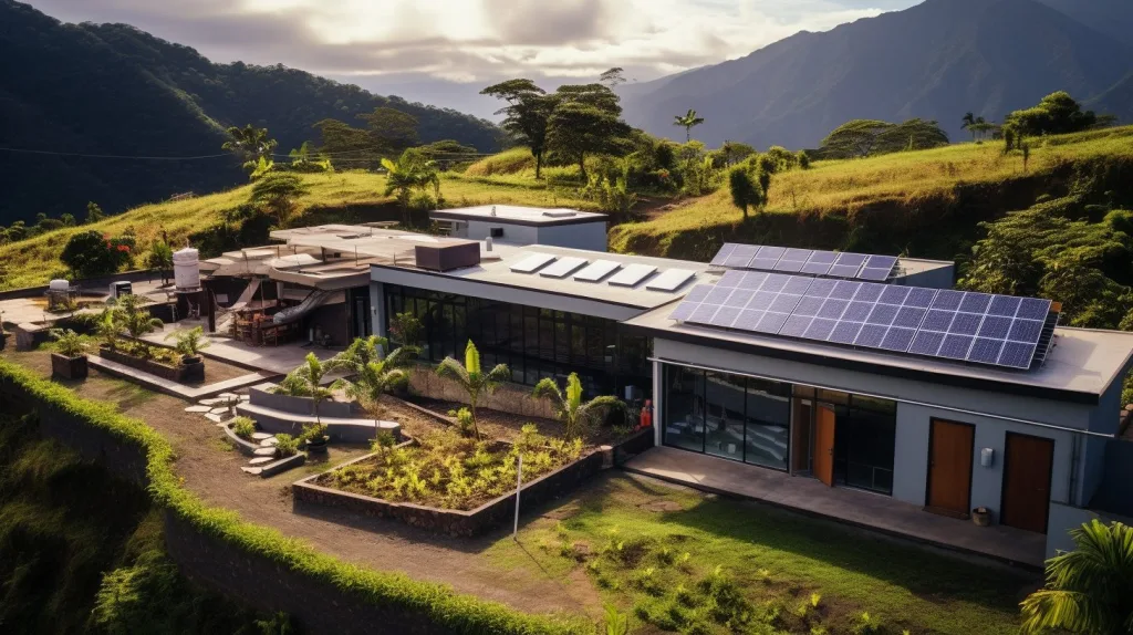 An energy-efficient home in the rainforest