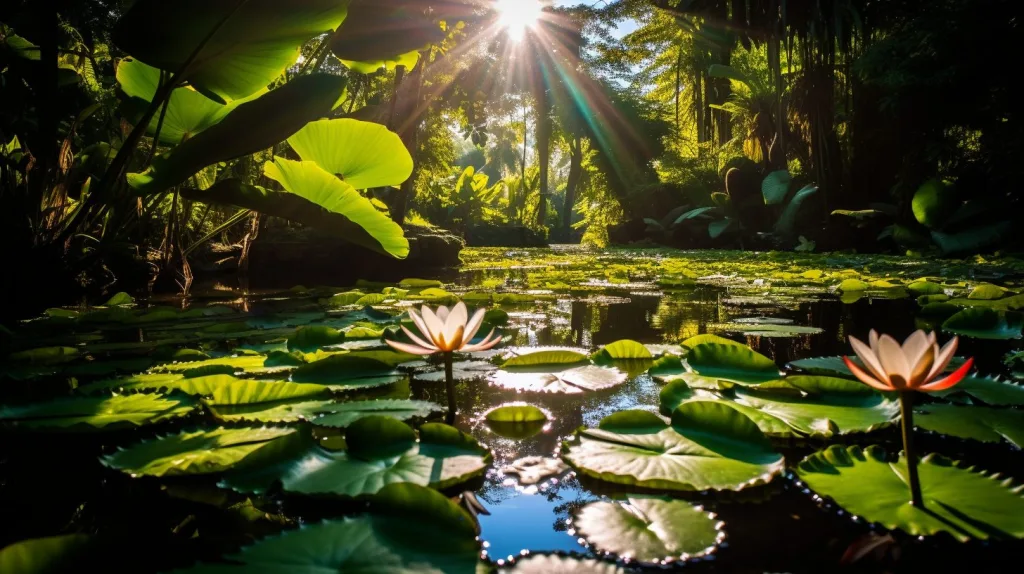 A pond as a water source for Permaculture