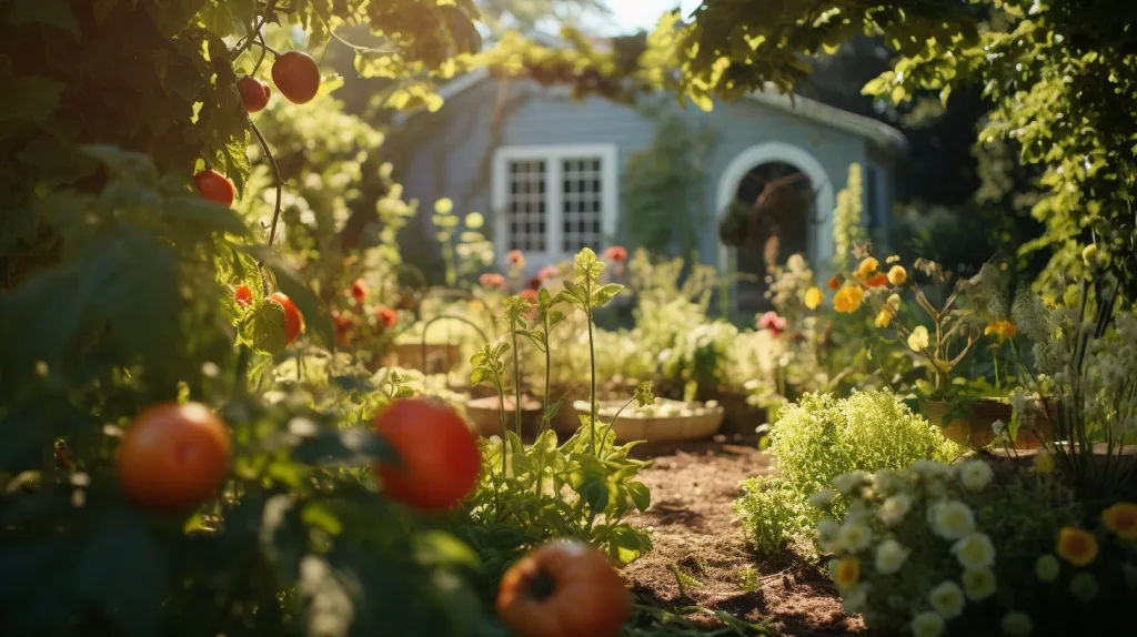 A homestead with the best tomato companion plants