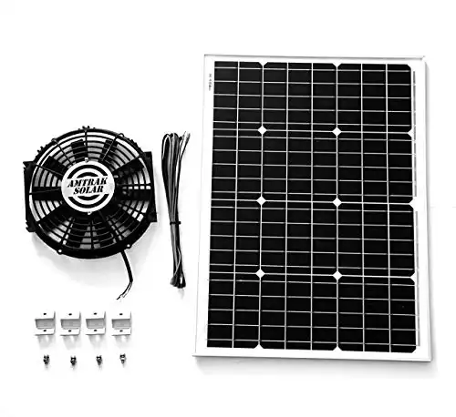 Amtrak Solar 12-Inch Solar Attic Fan