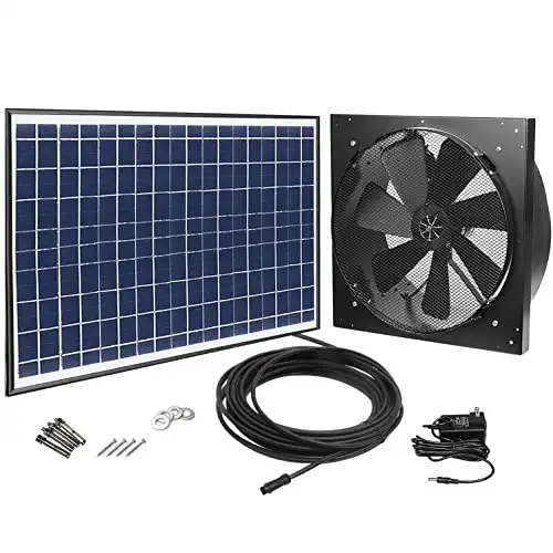 GBGS 30W Solar Powered Exhaust Fan