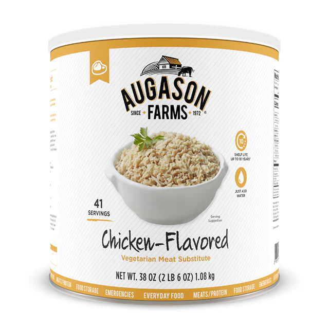 Chicken Flavored Vegetarian Meat Substitute