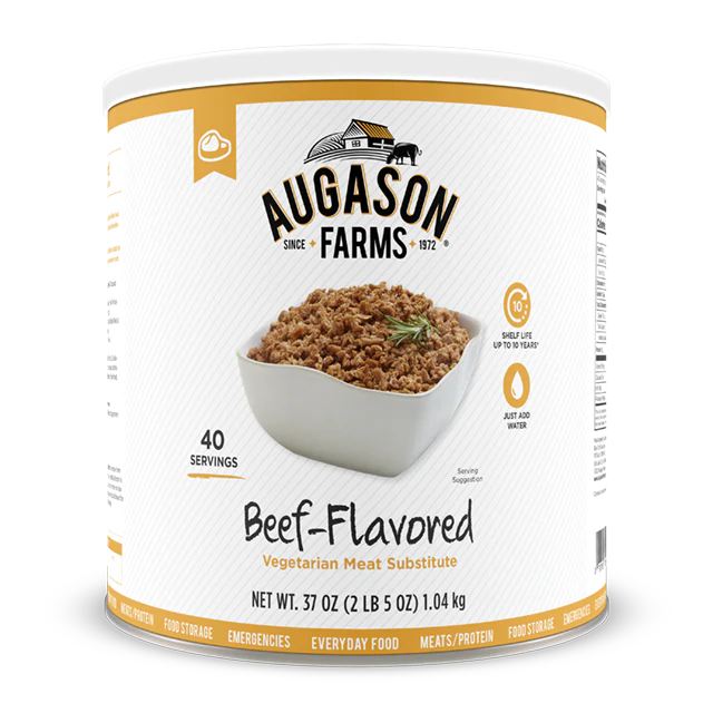 Beef Flavored Vegetarian Meat Substitute